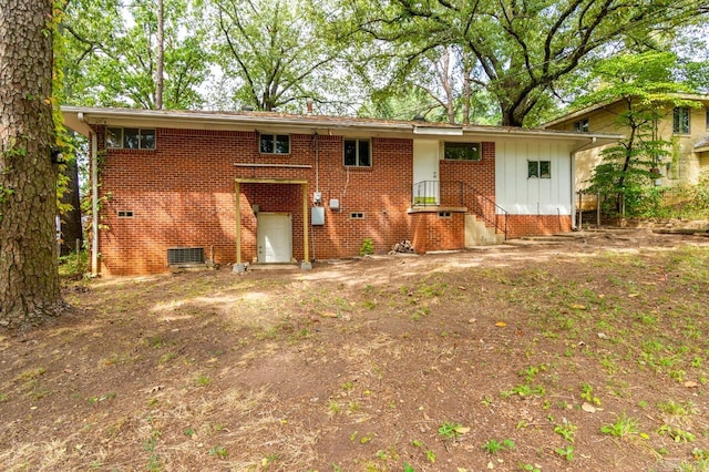 view of rear view of property