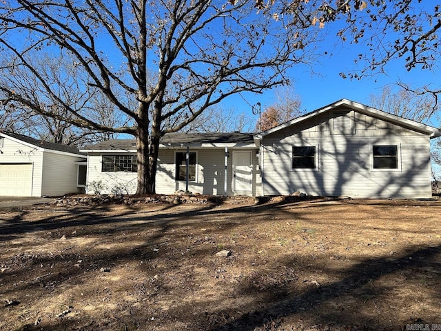 view of rear view of property