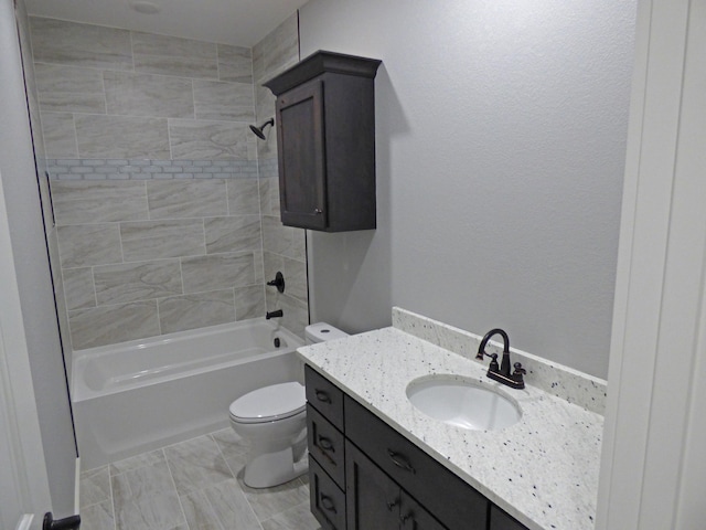 62 Highland Cove Dr, Highland, AR 72542 - full bathroom with toilet, vanity, and  shower combination