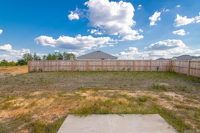 view of yard featuring a patio area