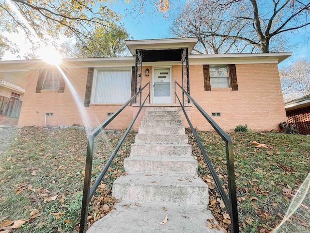 view of front of property