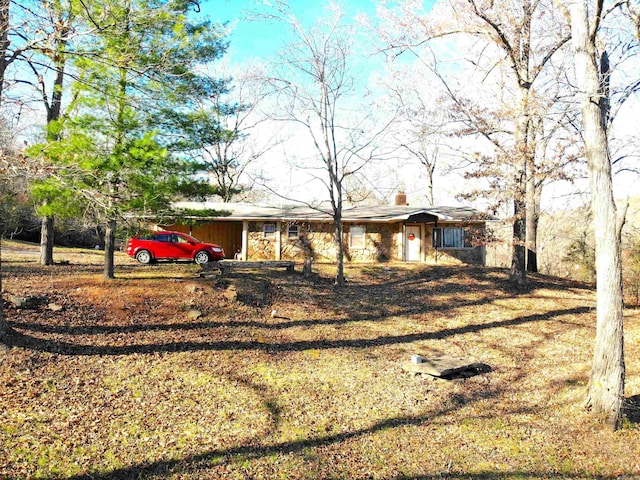 view of ranch-style home