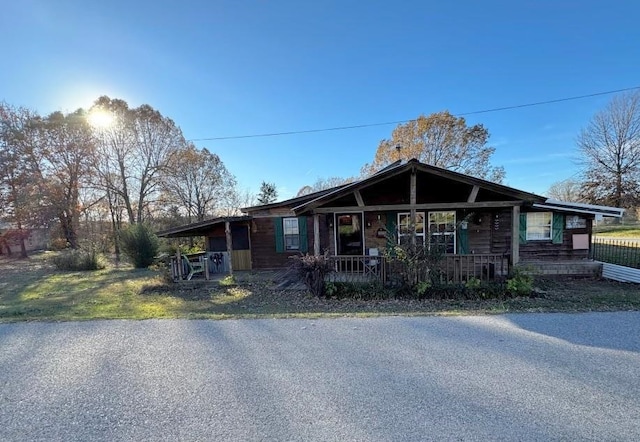 view of front of property