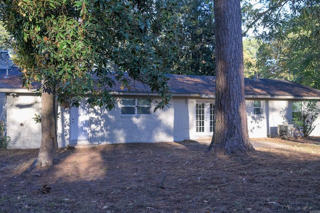 view of front of house featuring french doors