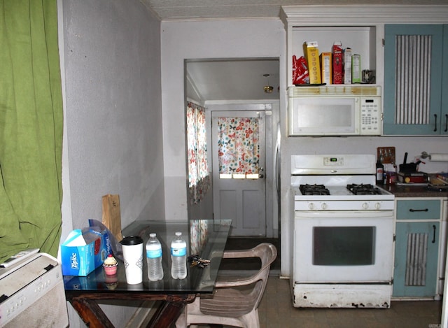 kitchen with white appliances