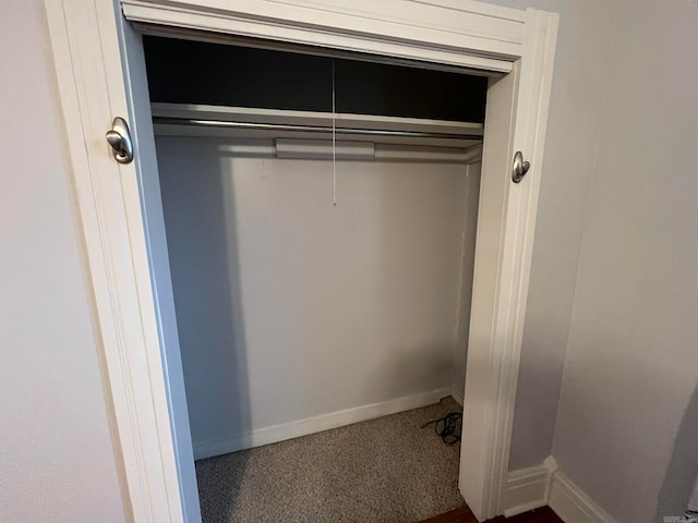 view of closet