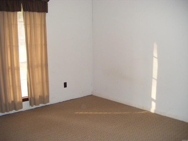 empty room with carpet floors