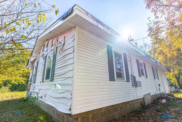 view of side of home