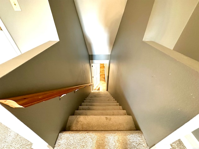 view of stairs