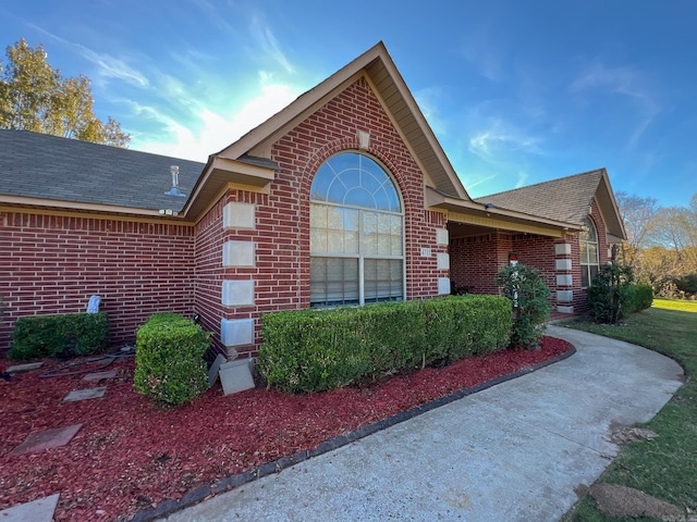 view of side of home