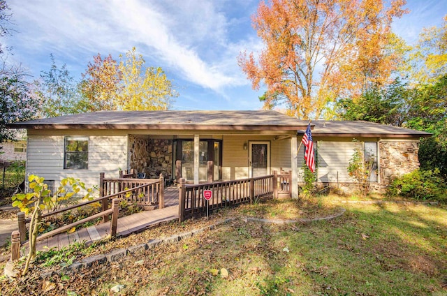 view of front of property