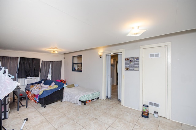 view of tiled bedroom