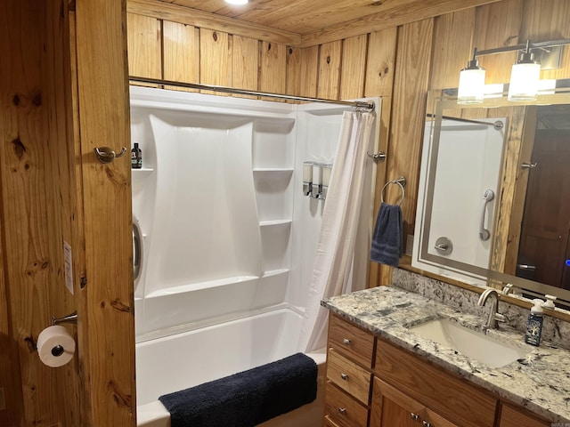 173 Henry Ln, Shirley, AR 72153 - full bath featuring vanity and shower / bath combo