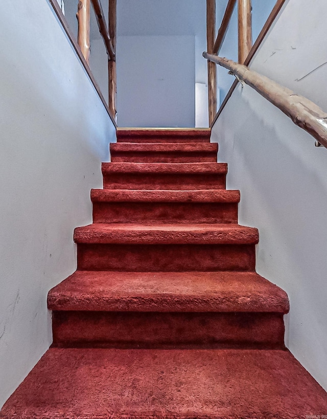 view of staircase