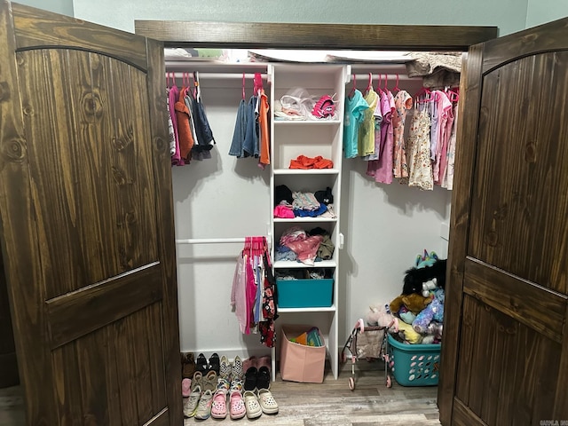 view of closet