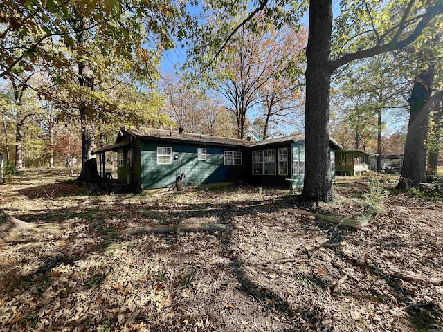 view of rear view of house