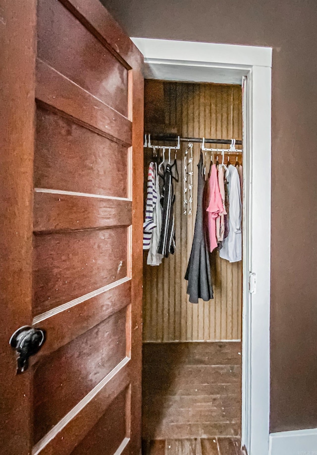 view of closet