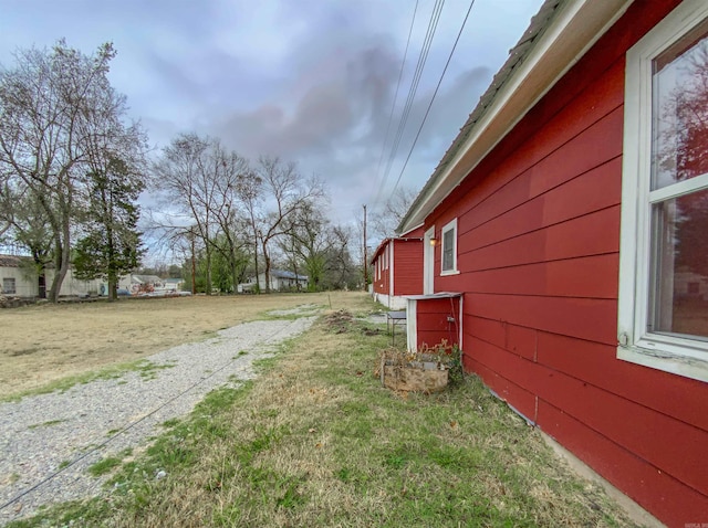 view of side of property