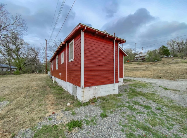 view of side of home