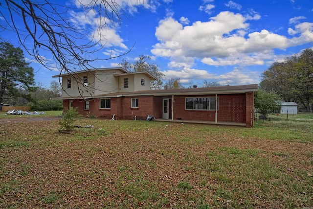 view of back of property