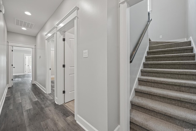 interior space featuring wood-type flooring