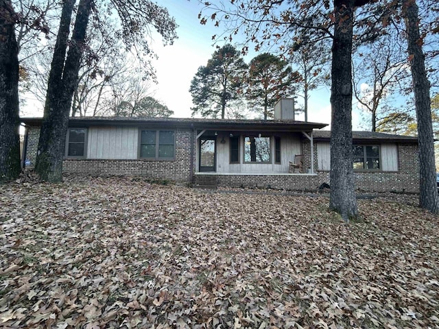 view of ranch-style home