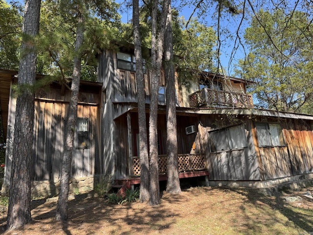 view of rear view of property