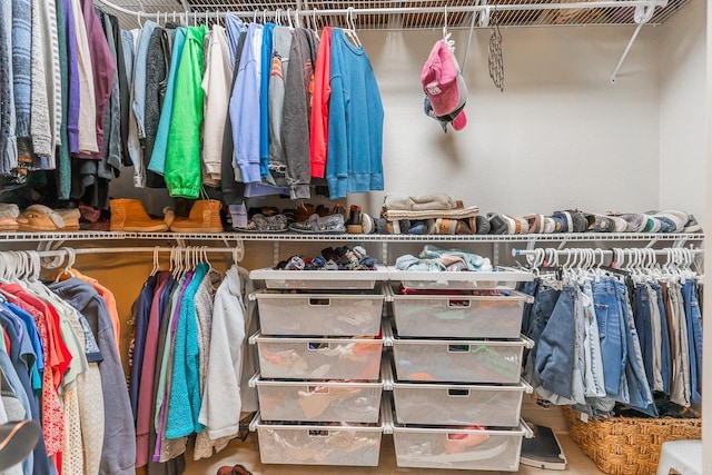 view of spacious closet