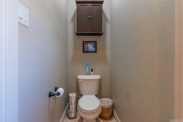 bathroom featuring toilet