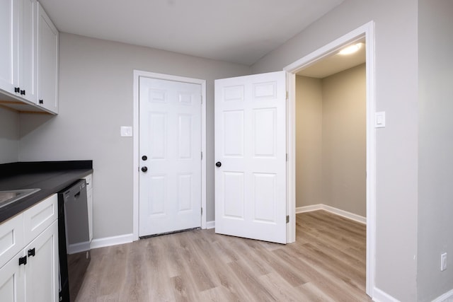 interior space featuring light hardwood / wood-style flooring