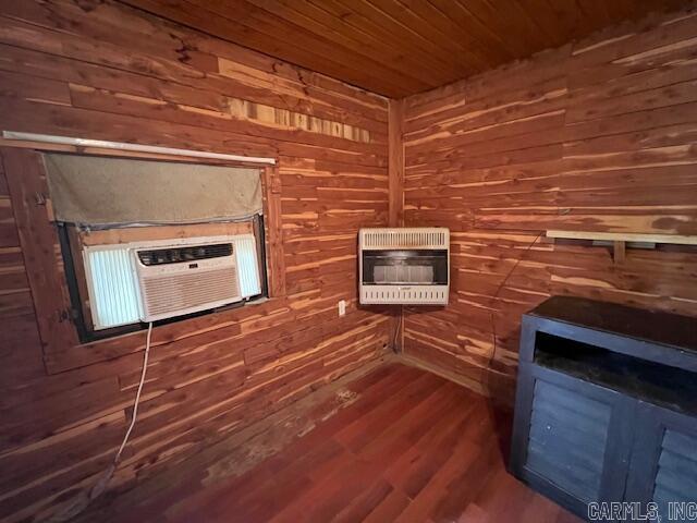 view of sauna / steam room with wood-type flooring