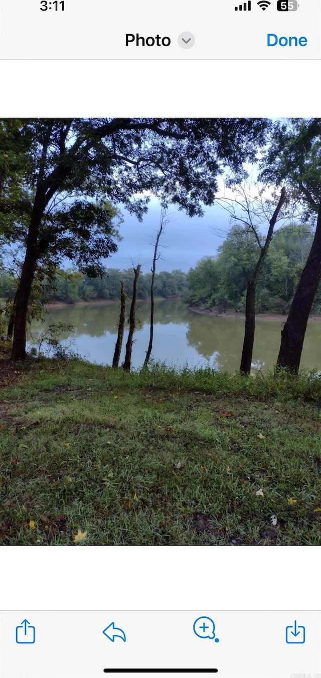 view of water feature