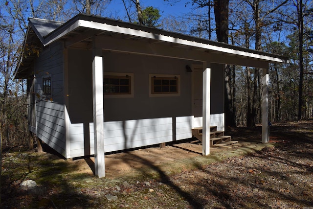 view of side of home