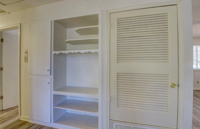 view of closet