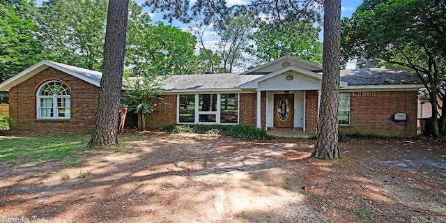 view of ranch-style home