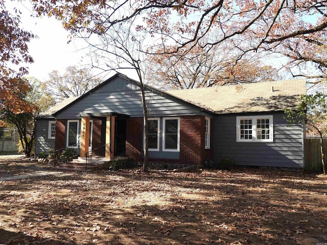 view of front of home