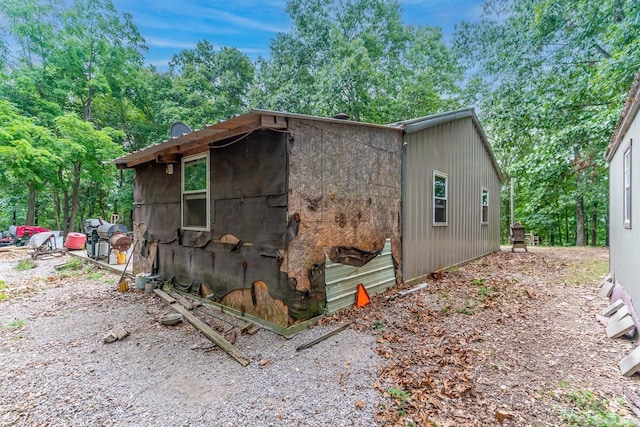 view of outbuilding