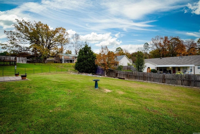 view of yard