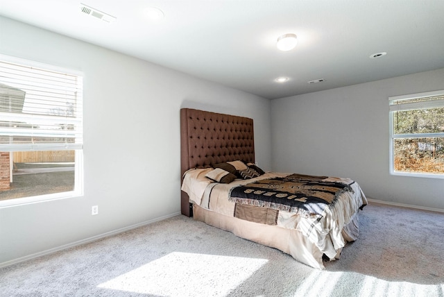 bedroom featuring carpet flooring