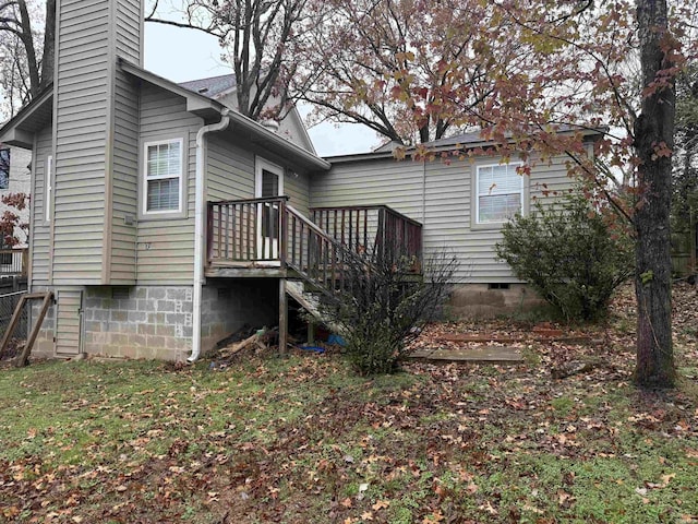 view of rear view of house