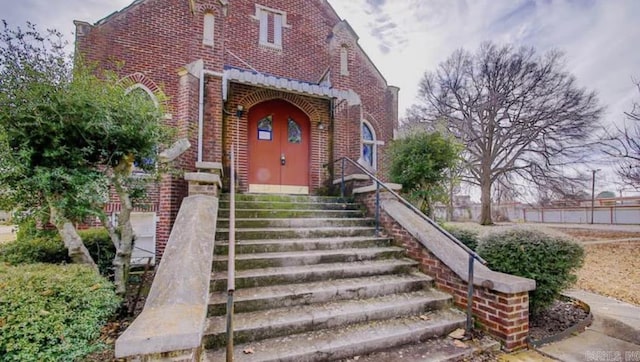 view of entrance to property