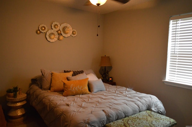 bedroom featuring multiple windows