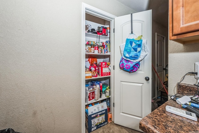 view of pantry