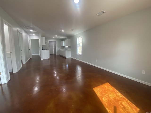 view of unfurnished living room