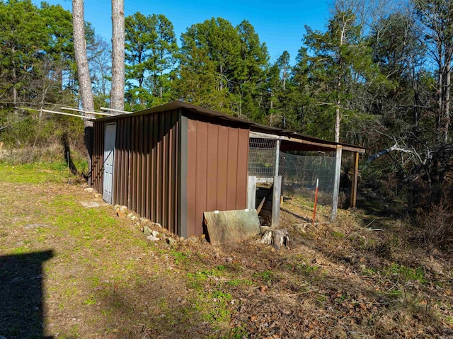 view of outbuilding