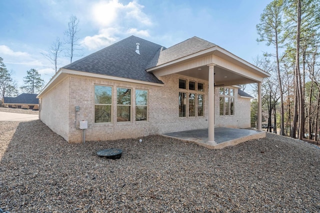 back of house featuring a patio