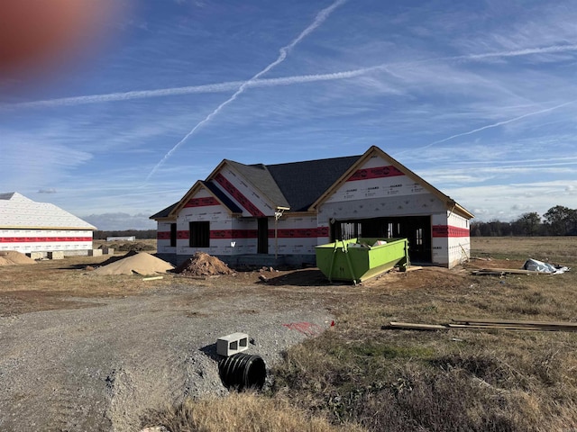 view of property in mid-construction