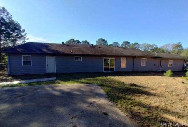 view of rear view of house