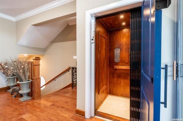 interior space featuring hardwood / wood-style floors