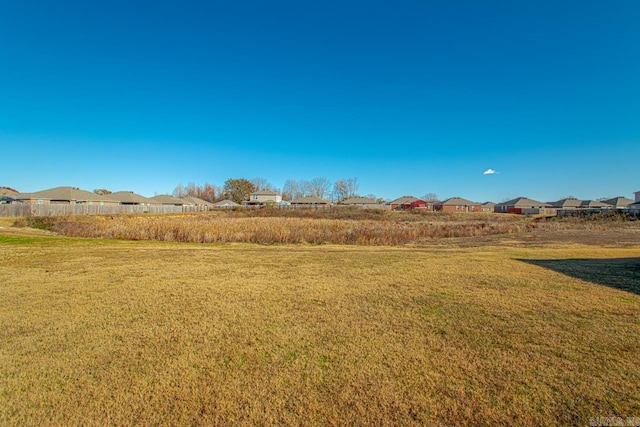 view of yard with a residential view